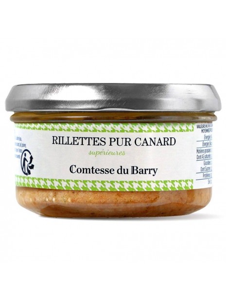 Rillettes pur canard supérieures 140g 51233684 - COMTESSE DU BARRY