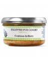 Rillettes pur canard supérieures 140g 51233684 - COMTESSE DU BARRY