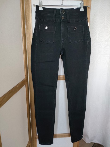 Jean skinny noir femme 10062342 P1028 - TIFFOSI