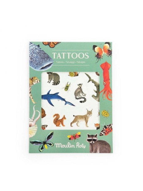 45 tatouages Tout autour du Monde 719190 - MOULIN ROTY