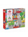 Puzzle d'observation 48 pièces En ville ! Les Popipop 661440 - MOULIN ROTY
