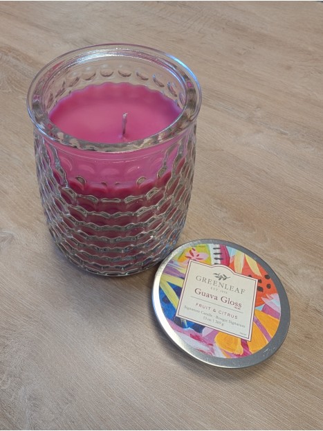 Bougie parfumée Guava Gloss 369g - GREENLEAF