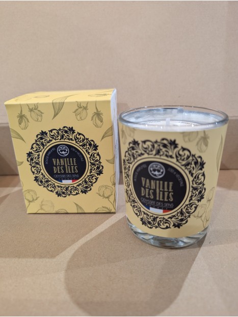 Bougie parfumée Vanille des îles 180g