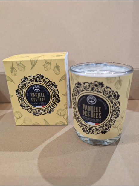 Bougie parfumée Vanille des îles 180g