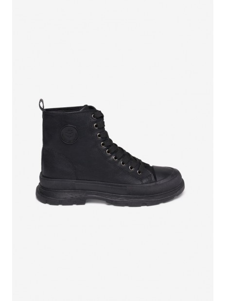 Baskets montantes noires ELENA EBENE - LES PETITES BOMBES