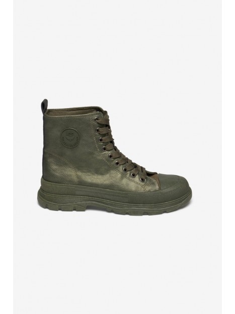 Baskets montantes kaki femme ELENA KAKI - LES PETITES BOMBES