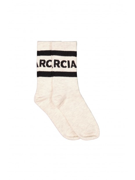 Chaussettes femme blanches et noires Z0028 60 - GARCIA