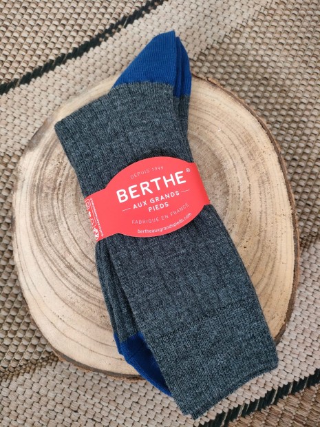 Chaussettes homme laine peignée BABA6 9 - BERTHE AUX GRANDS PIEDS