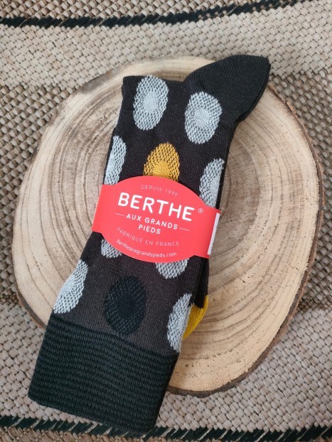 Chaussettes à motifs homme BAG24H 1 - BERTHE AUX GRANDS PIEDS