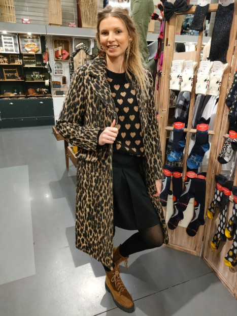 Manteau long léopard 10062219 000 - TIFFOSI