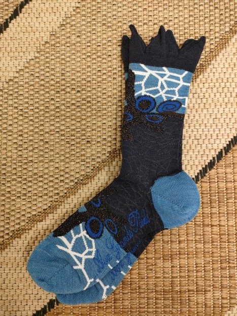 Chaussettes à motifs femme BAG24F 5 - BERTHE AUX GRANDS PIEDS