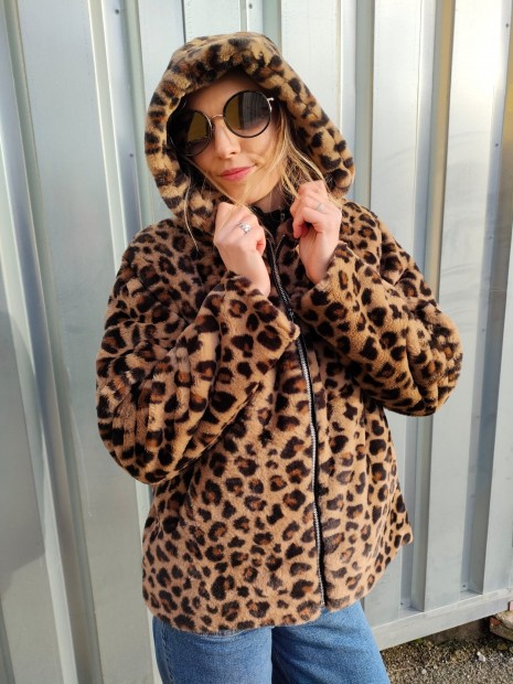 Manteau léopard femme 10062216 290 - TIFFOSI