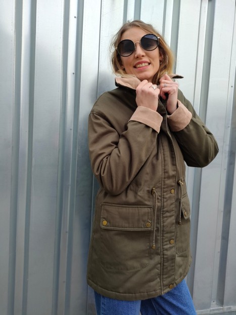 Manteau kaki femme 10062051 831 - TIFFOSI