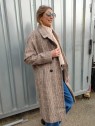 Manteau long femme à carreaux 10056537 168 - TIFFOSI