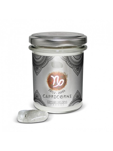 Bougie parfumée avec pierre Capricorne 150 g