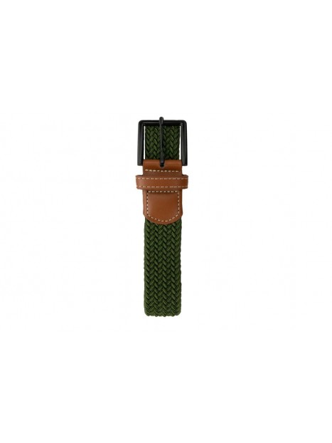 Ceinture tressée extensible verte BB GRE - GARZINI