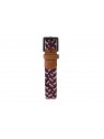 Ceinture tressée extensible beige rouge et bleue BB BEREBL - GARZINI