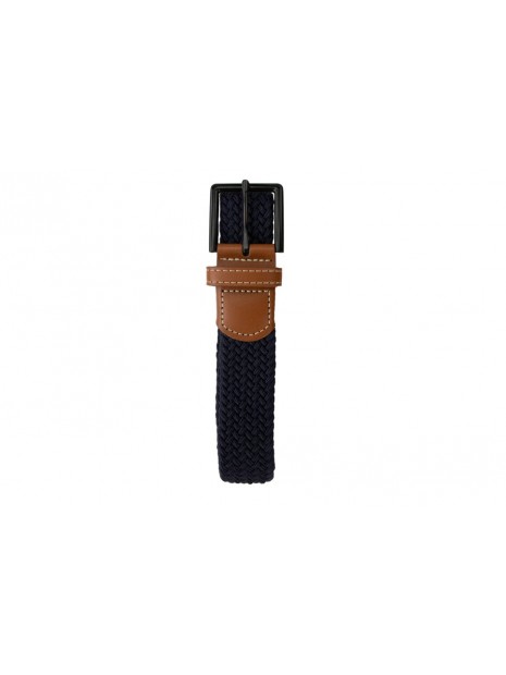 Ceinture tressée extensible marine BB BLU - GARZINI