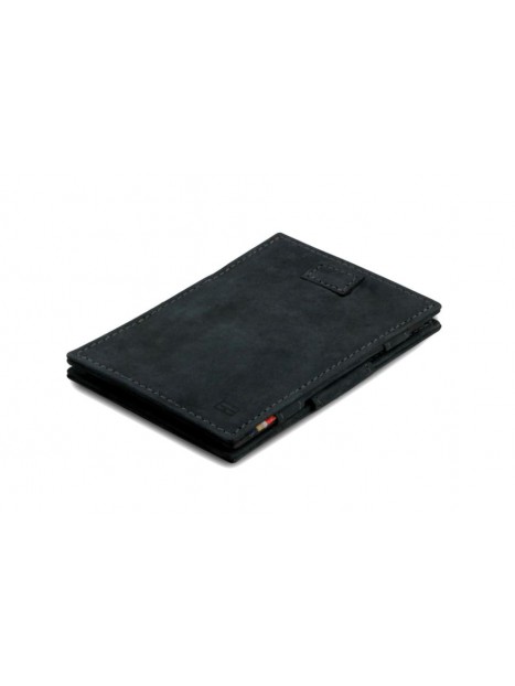 Portefeuille magique en cuir noir CAV CS4 CB - GARZINI