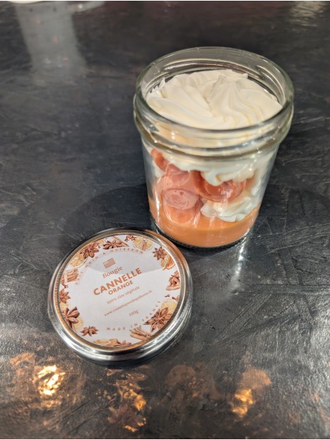 Bougie parfumée cannelle orange - COSMETIQUES DE QUIBERON