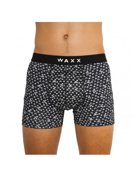 Boxer en microfibre Black pinguins 11406 - WAXX