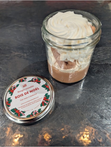 Bougie parfumée Bois de Noël 100g - COSMETIQUES DE QUIBERON