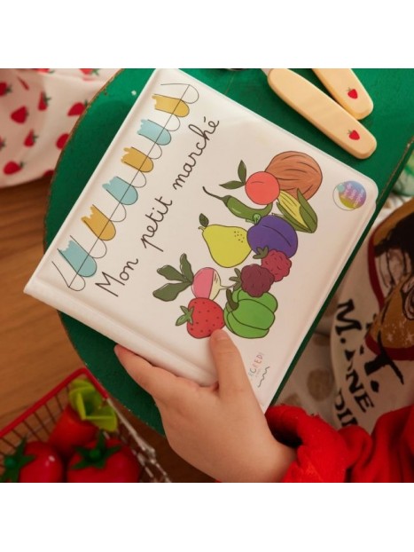 Livre de bain magique Mon petit marché 30020 - LE PETIT SOUK