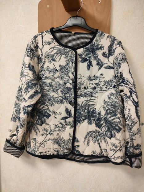 Veste à motifs bleus 41661 6910 - SOYACONCEPT