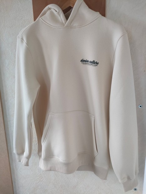 Sweat à capuche écru homme 10064317 116 - TIFFOSI