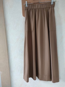 Jupe longue taupe O260122 5232 - GARCIA