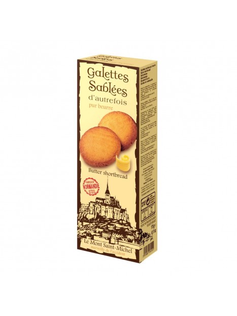 Galettes sablées pur beurre Mont-Saint-Michel 175g 30203500127 - MAISON DV