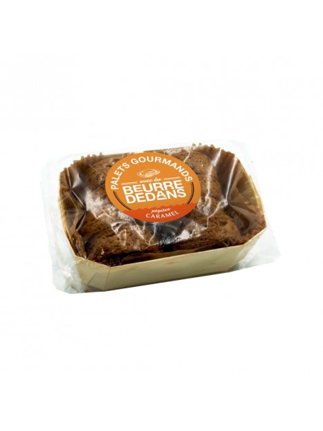 Palets au pépites de caramel Barquette bois 190g 30203500617 - MAISON DV