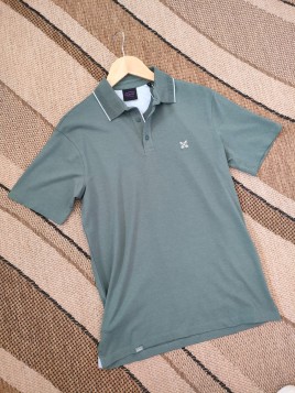 Polo vert homme NEAT XAGAV - OXBOW