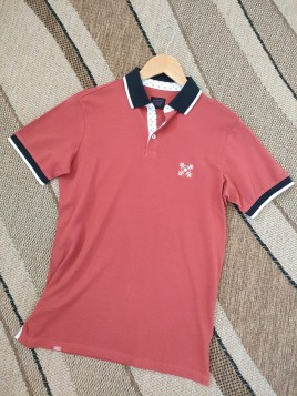 Polo rouge homme NACHEM XRDWD - OXBOW