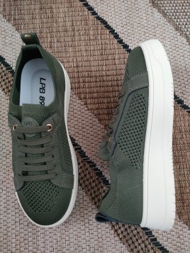 Baskets basses kaki femme NYLA KA - LES PETITES BOMBES