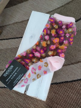 Chaussettes transparentes roses femme HORSESHOE BEND PINK - ATELIER ST EUSTACHE