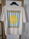 T-shirt femme craie imprimé dos L'amour cerises ONIRA 1999 - LE TEMPS DES CERISES