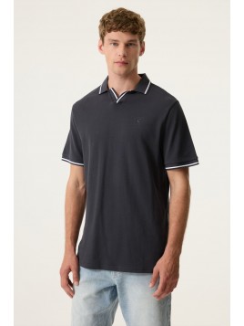 Polo anthracite homme P261221 6939 - GARCIA
