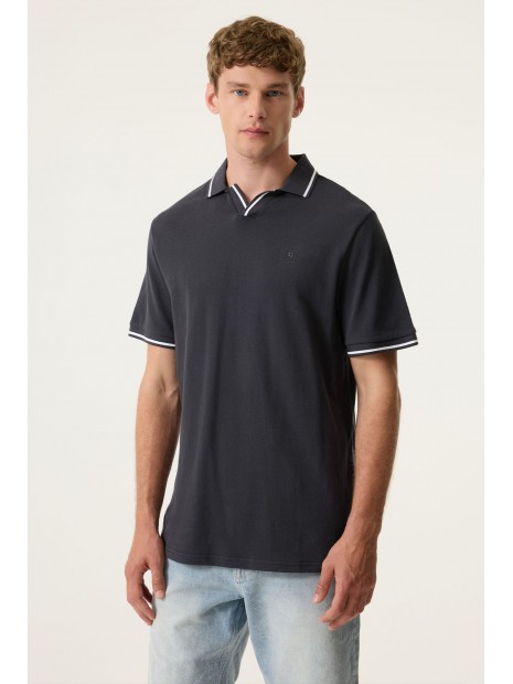 Polo anthracite homme P261221 6939 - GARCIA