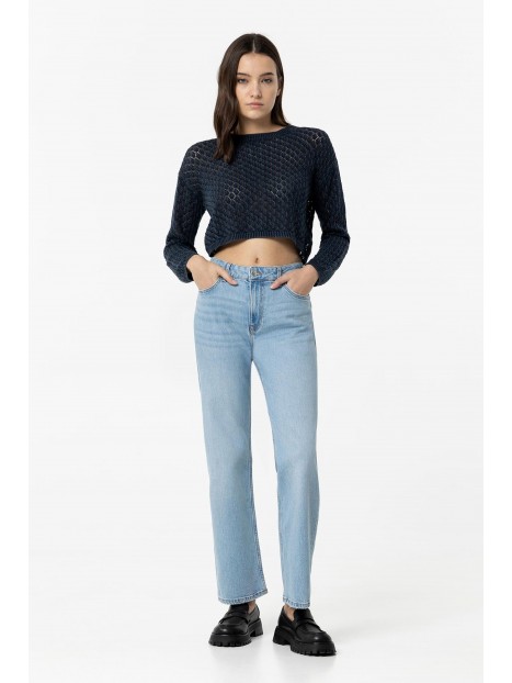 Jean droit femme Amy 10055700 C1030 - TIFFOSI