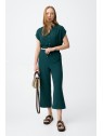 Pantalon large court vert femme 10064589 855 - TIFFOSI