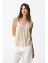 Top beige col V 10064821 134 - TIFFOSI