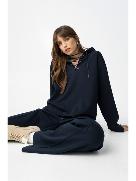 Sweat à capuche marine femme 10064945 798 - TIFFOSI