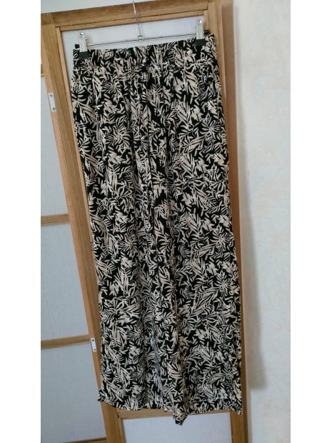 Pantalon fluide imprimé 7/8ème 41743 9999 - SOYACONCEPT