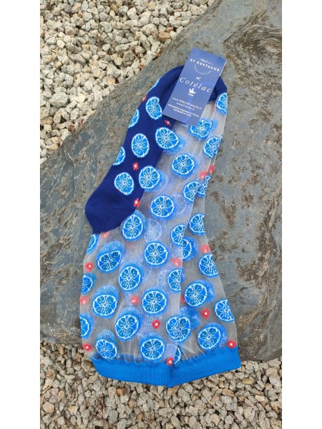 Chaussettes femme Meconopsis MECBL - ATELIER ST EUSTACHE