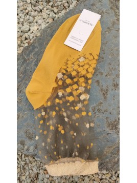 Chaussettes femme Nakameguro OCRE - ATELIER ST EUSTACHE