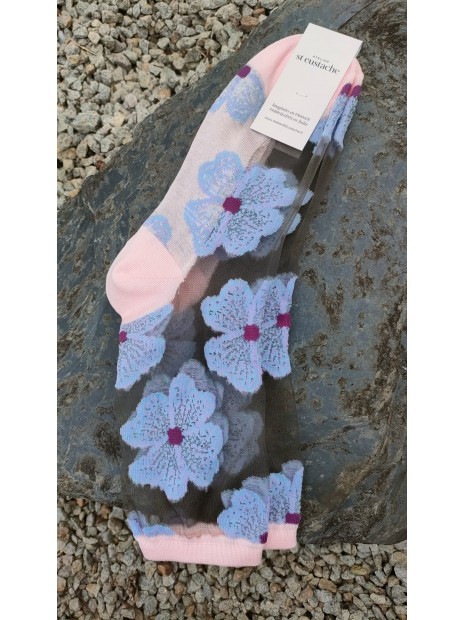 Chaussettes femme Murano MAUVE - ATELIER ST EUSTACHE