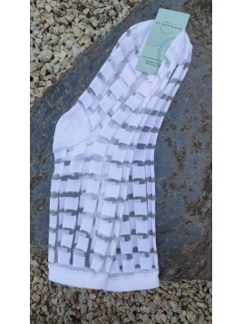 Chaussettes femme Ginza WHITE - ATELIER ST EUSTACHE