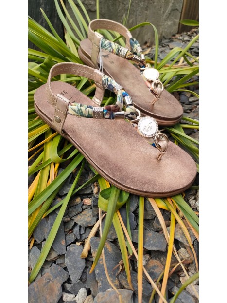 Sandales femme 26M0382005 BEIGE - MUSTANG