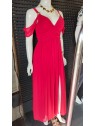 Robe longue rouge 261-RVENICE 1023 - MORGAN